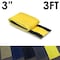 Electriduct Carpet Cable Cover, 3 ft L, 3 in W, 1 Channel, Nylon, Yellow CC-SC-3-3-YL - alternate 1